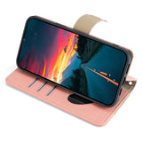 iPhone SE (2022 / 2020) / 8 / 7 Læder 2-i-1 Flip Cover m. Pung & Crossbody Taske Funktion - Lyserød