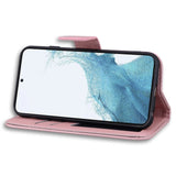 Samsung Galaxy S24+ (Plus) Flip Cover m. Strop / Ståfunktion / Kortholder - Pink (Kanin)