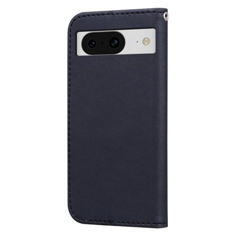 Google Pixel 8 Flip Cover m. Strop / Ståfunktion / Kortholder - Sort (Panda)