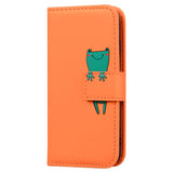 Google Pixel 8 Flip Cover m. Strop / Ståfunktion / Kortholder - Orange (Frø)