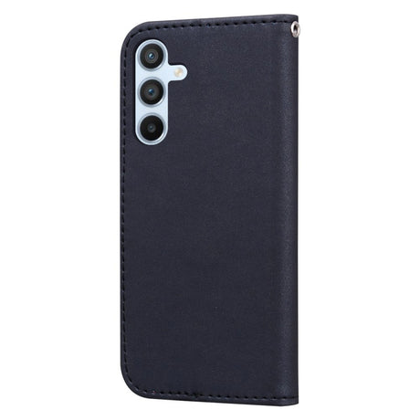 Samsung Galaxy A54 (5G) Flip Cover m. Strop / Ståfunktion / Kortholder - Sort (Panda)