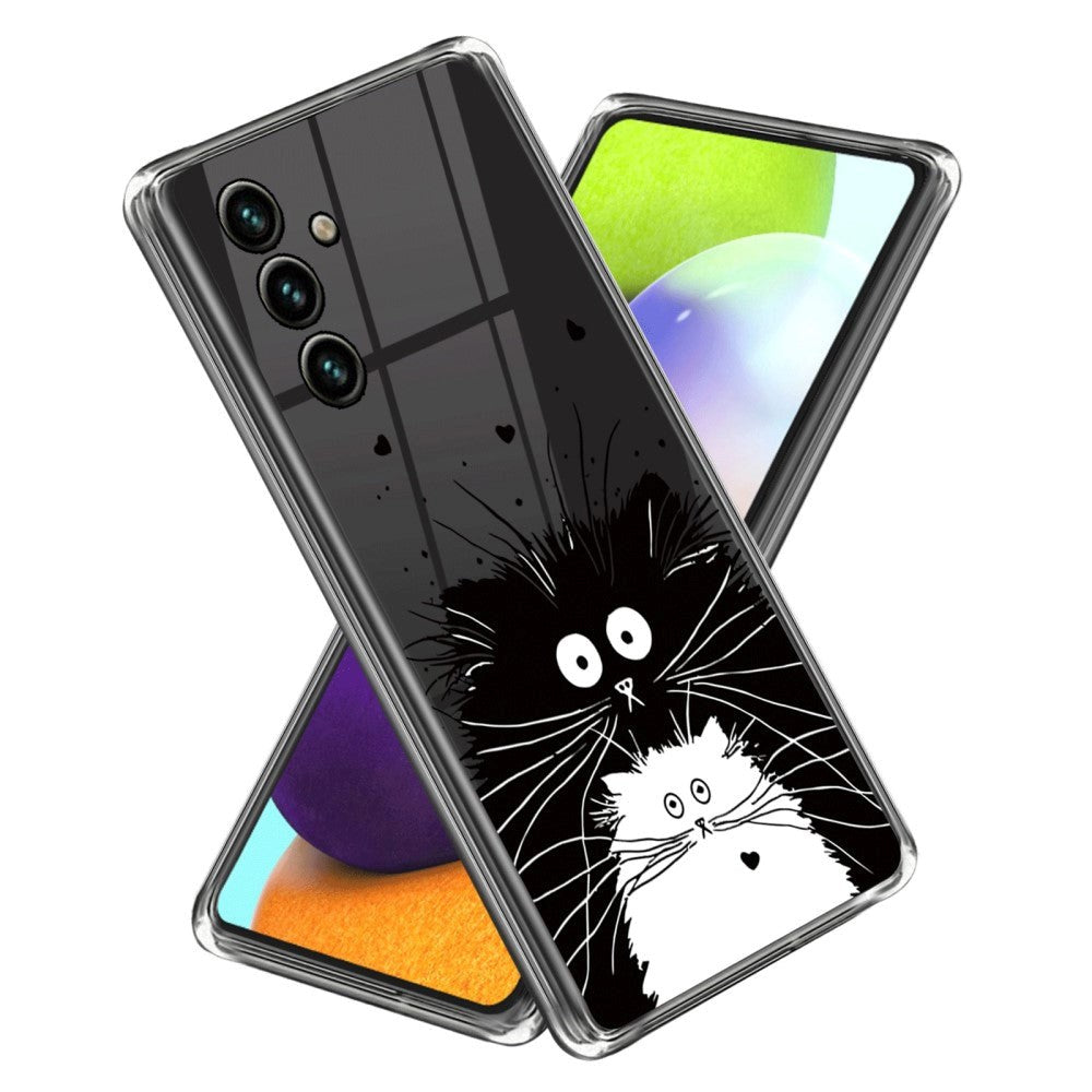 Samsung Galaxy A15 (5G) / A15 Fleksibel Plastik Bagside Cover - Gennemsigtig / To Katte