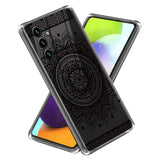 Samsung Galaxy A15 (5G) / A15 Fleksibel Plastik Bagside Cover - Gennemsigtig / Mandala Blomst