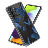 Samsung Galaxy S24+ (Plus) Fleksibelt Plastik Bagside Cover m. Motiv - Sommerfugle