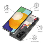 Samsung Galaxy S24 Ultra Fleksibelt Plastik Bagside Cover m. Motiv - Enhjørning