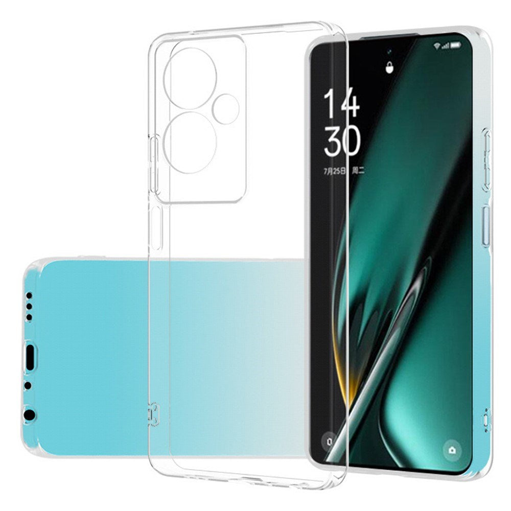 EIDERWOOD Oppo A79 (5G) Fleksibelt Plastik Bagside Cover - Gennemsigtig