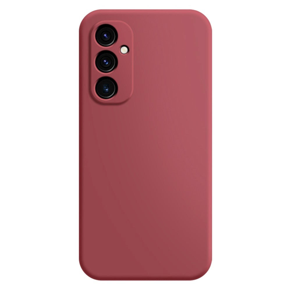 Samsung Galaxy A35 (5G) Mat Fleksibel Plastik Bagside Cover - Rød