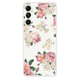 Samsung Galaxy A05s Fleksibel Plastik Bagside Cover m. Motiv - Blomster