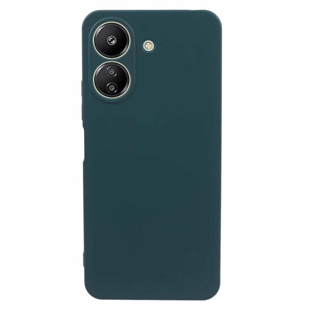 EIDERWOOD Xiaomi Poco C65 / Redmi 13C Fleksibelt Plastik Bagside Cover - Mørkegrøn