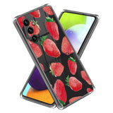 Samsung Galaxy A35 (5G) Fleksibelt Plastik Bagside Cover m. Motiv - Jordbær