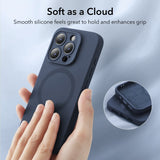 iPhone 15 Pro ESR Cloud Halolock Bagside Cover - MagSafe Kompatibel - Blå