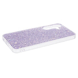 Samsung Galaxy S24 Glitter Bagside Cover - Lilla