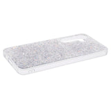 Samsung Galaxy S24 Glitter Bagside Cover - Sølv