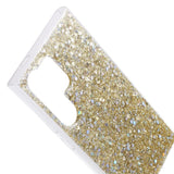 Samsung Galaxy S24 Ultra Glitter Bagside Cover - Guld