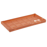 Samsung Galaxy S24 Ultra Fleksibelt Plastik Bagside Cover m. Jakke Tekstur - Brun