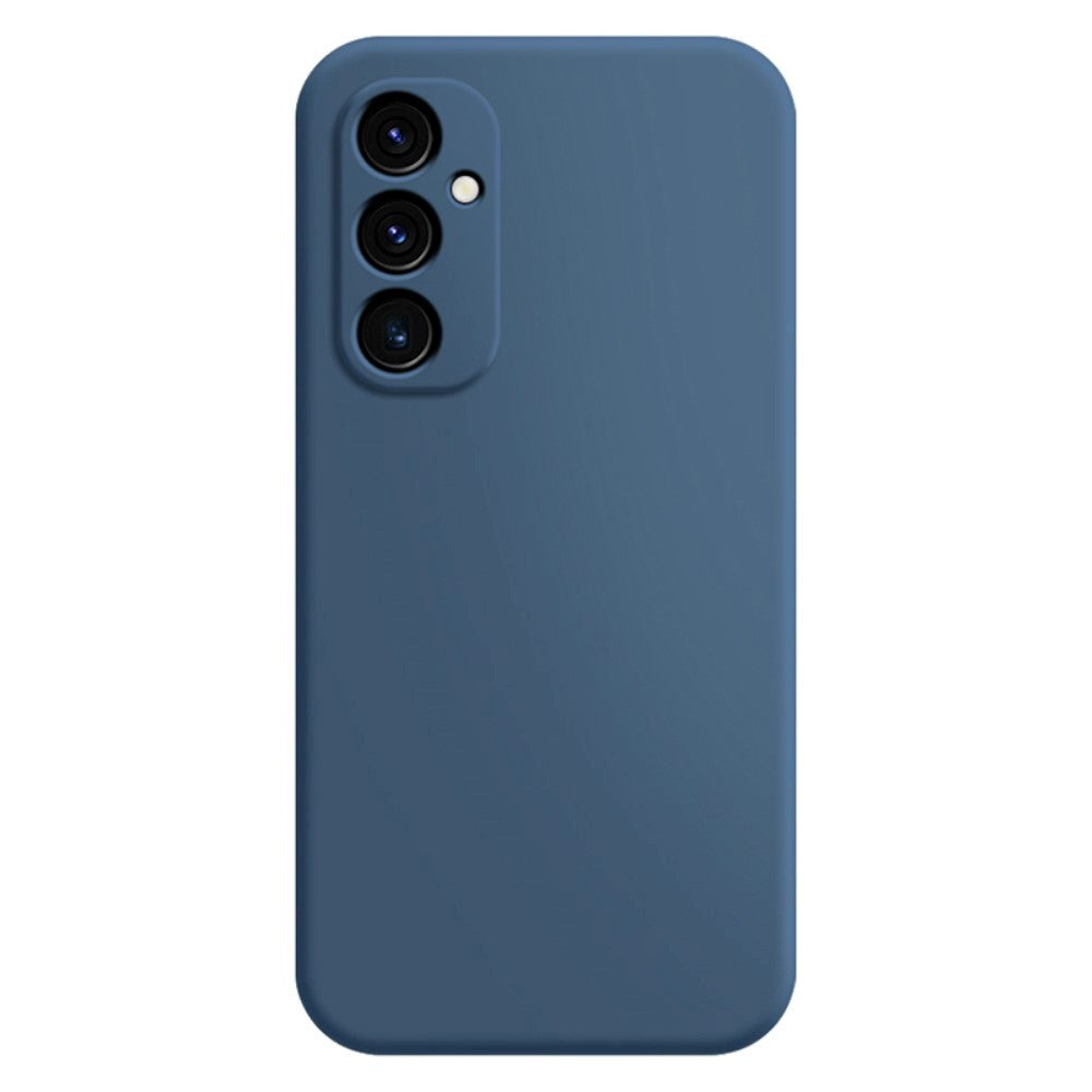 Samsung Galaxy A55 (5G) Fleksibel Plastik Bagside Cover - Blå