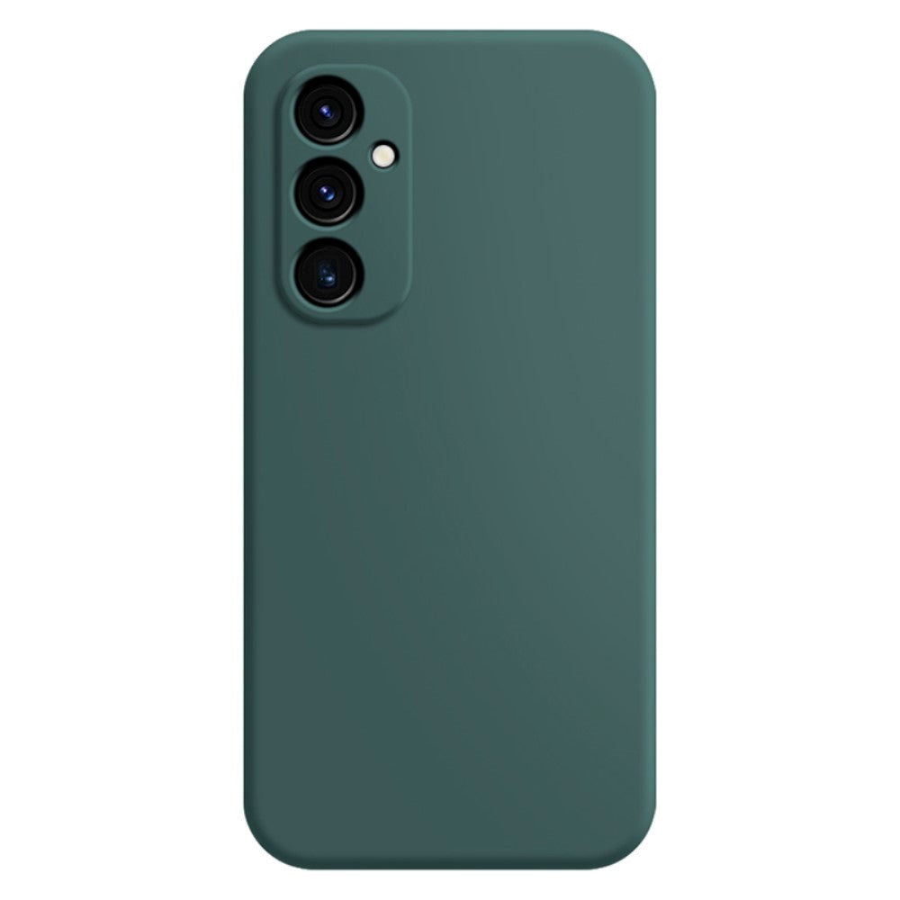 Samsung Galaxy A55 (5G) Fleksibel Plastik Bagside Cover - Mørkegrøn