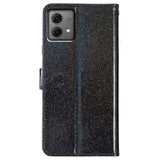 EIDERWOOD Motorola Moto G84 Læder Flip Cover m. Pung & Strop - Glimmer - Sort