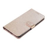 Samsung Galaxy A35 (5G) Læder Flip Cover m. Pung & Strop - Glimmer - Guld