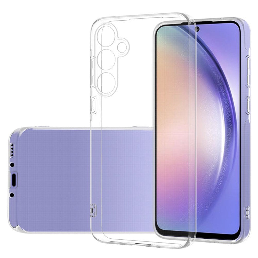 Samsung Galaxy A55 (5G) Fleksibel Plastik Bagside Cover - Gennemsigtig