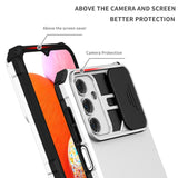 Samsung Galaxy A15 (5G) / A15 Håndværker Bagside Cover m. Kickstand & Cam Slider - Hvid