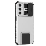 Samsung Galaxy A15 (5G) / A15 Håndværker Bagside Cover m. Kickstand & Cam Slider - Hvid