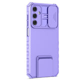 Samsung Galaxy A15 (5G) / A15 Håndværker Bagside Cover m. Kickstand & Cam Slider - Lilla