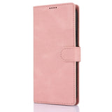 Samsung Galaxy A55 (5G) Læder Flip Cover m. Pung og Strop - Pink