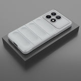 EIDERWOOD Xiaomi Poco X6 Pro Fleksibelt Plastik Bagside Cover - Lysegrå