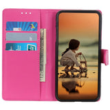 OnePlus 12 Litchi Læder Flip Cover m. Pung - Pink