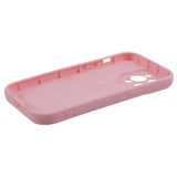 iPhone 15 Pro Fleksibelt Plastik Bagside Cover m. Bølget Udseende - Mat Pink