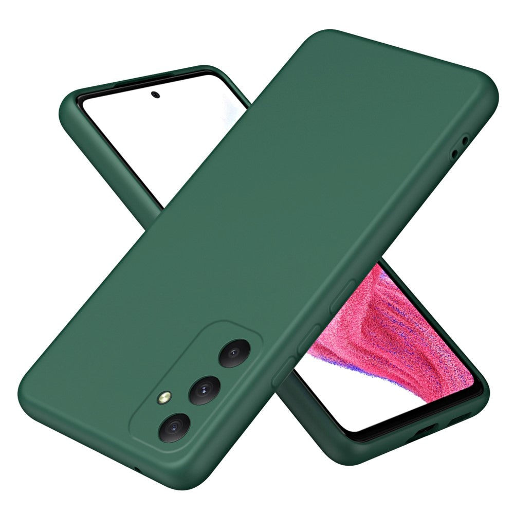 Samsung Galaxy A35 (5G) Mat Fleksibelt Plastik Bagside Cover - Grøn