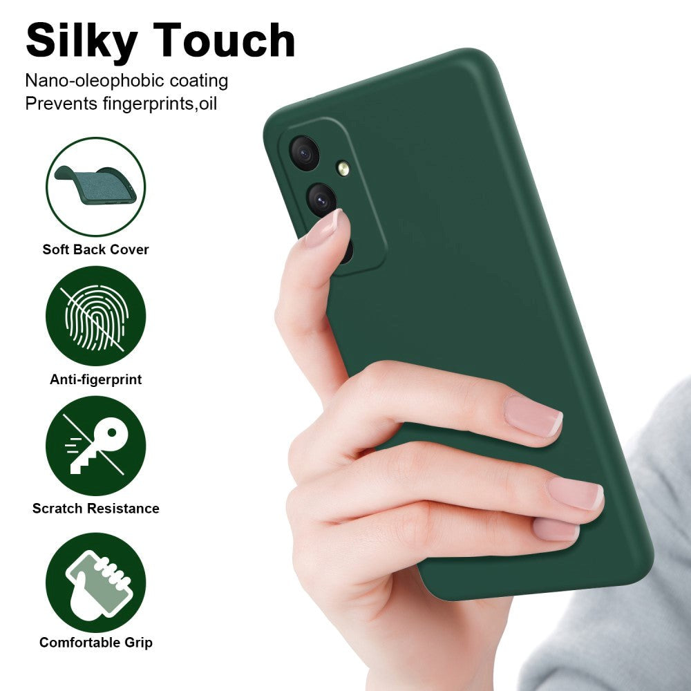 Samsung Galaxy A35 (5G) Mat Fleksibelt Plastik Bagside Cover - Grøn