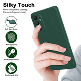 Samsung Galaxy A35 (5G) Mat Fleksibelt Plastik Bagside Cover - Grøn