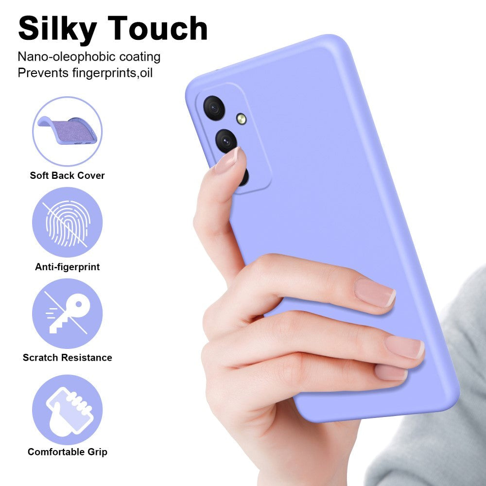 Samsung Galaxy A35 (5G) Mat Fleksibelt Plastik Bagside Cover - Lilla