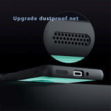 OnePlus 12 Hybrid Plastik Bagside Cover  - Gennemsigtig / Sort