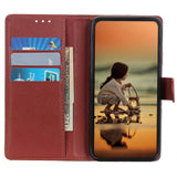 Samsung Galaxy Xcover 7 Læder Flip Cover m. Kortholdere - Brun