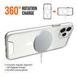 EIDERWOOD iPhone 11 Pro Max Hybrid Plastik Bagside Cover - MagSafe Kompatibel - Gennemsigtig / Hvid