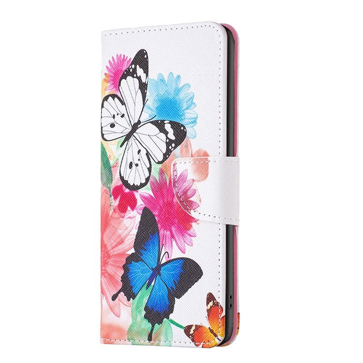 EIDERWOOD Samsung Galaxy Xcover 7 Flip Cover - 2 x Kortholder & Standerfunktion - Sommerfugle & Blomster