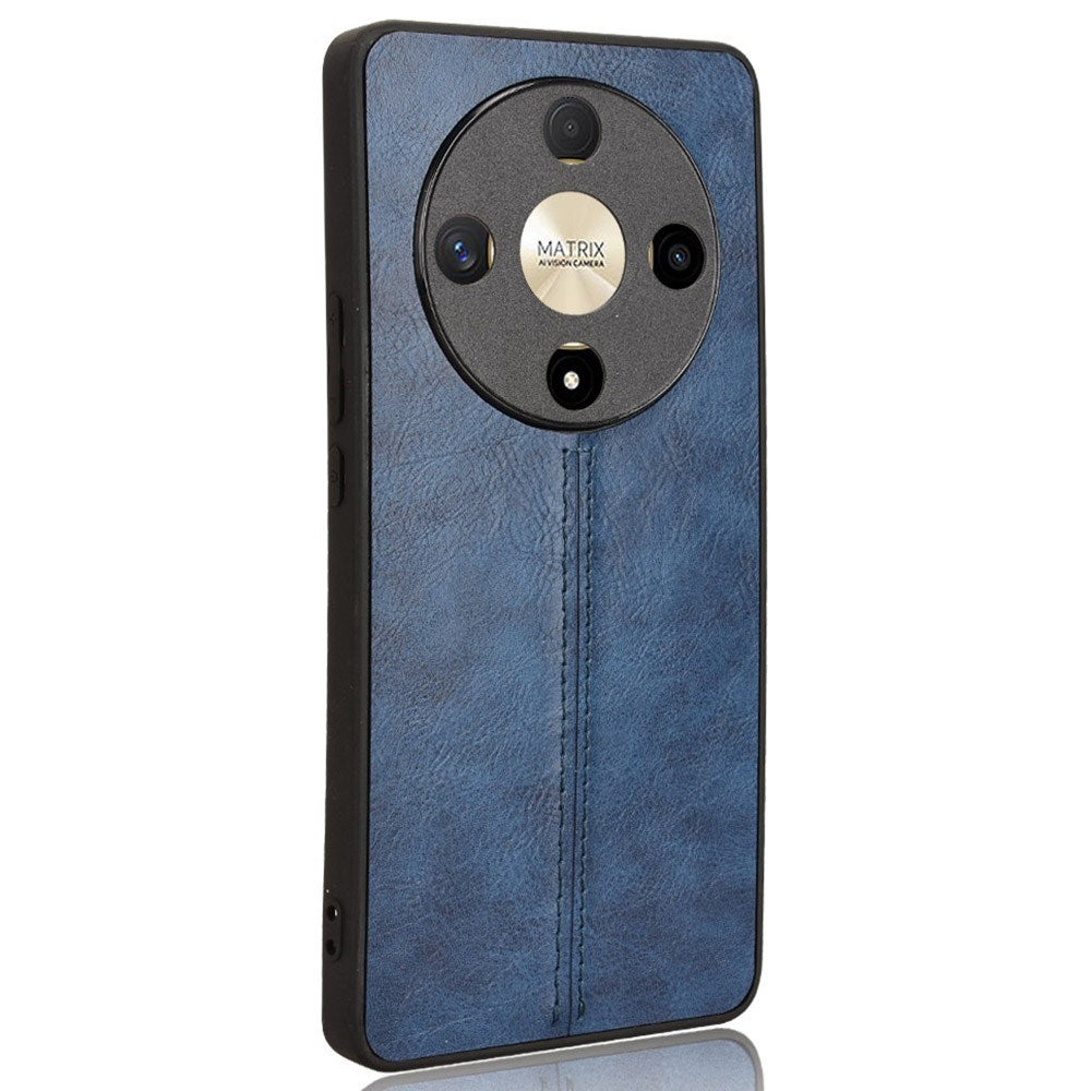 Honor Magic6 Lite (5G) - EIDERWOOD Kunstlæder Bagside Cover - Blå