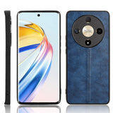 Honor Magic6 Lite (5G) - EIDERWOOD Kunstlæder Bagside Cover - Blå