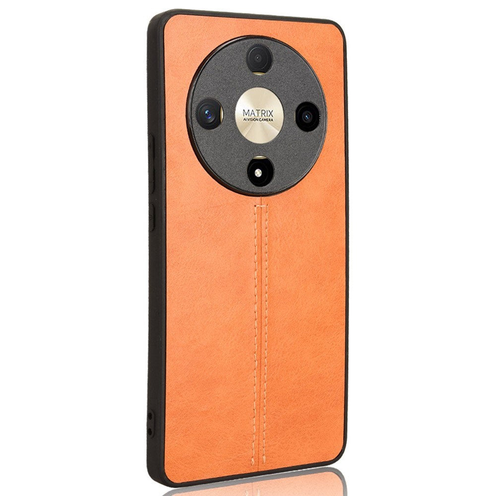 Honor Magic6 Lite (5G) - EIDERWOOD Kunstlæder Bagside Cover - Orange