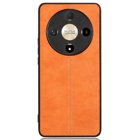 Honor Magic6 Lite (5G) - EIDERWOOD Kunstlæder Bagside Cover - Orange