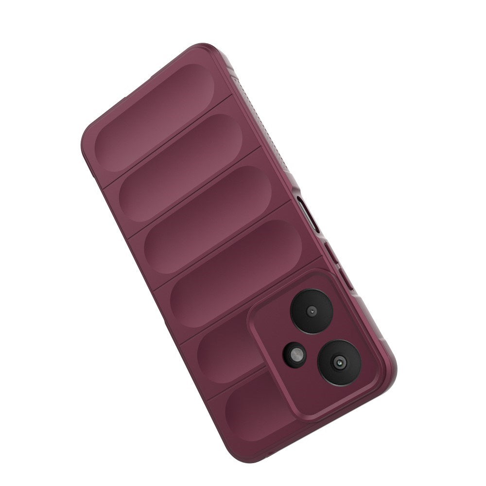 EIDERWOOD Xiaomi Redmi 13C (5G) Fleksibelt Plastik Bagside Cover - Vinrød