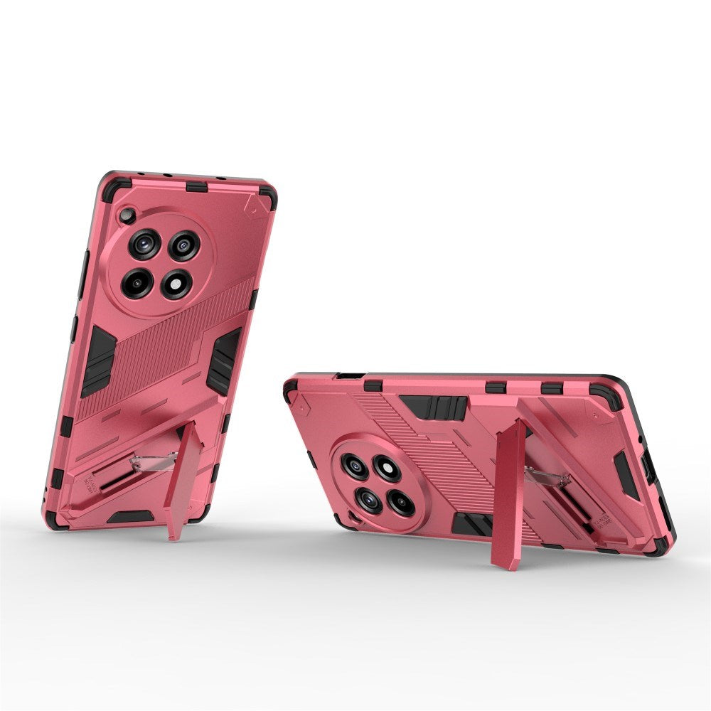 EIDERWOOD OnePlus 12R Hybrid Håndværker Bagside Cover m. Kickstand - Lyserød