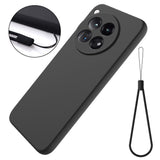 EIDERWOOD OnePlus 12R Liquid Silikone Bagside Cover m. Strop - Sort