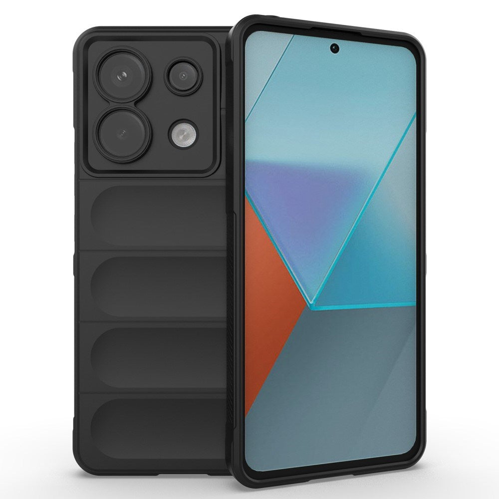 EIDERWOOD Xiaomi Redmi Note 13 Pro (5G) Fleksibelt Plastik Bagside Cover - Sort