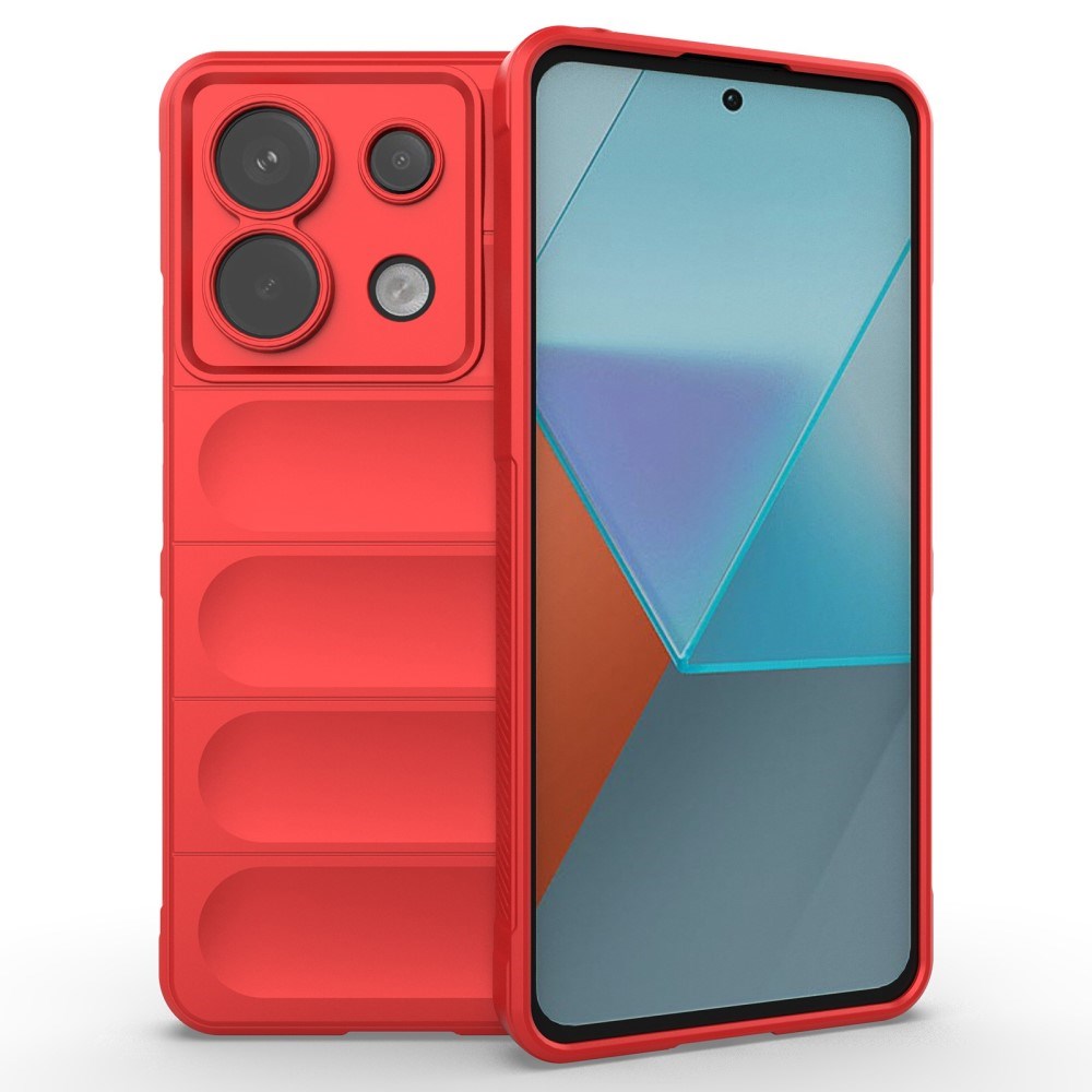 EIDERWOOD Xiaomi Redmi Note 13 Pro (5G) Fleksibelt Plastik Bagside Cover - Rød