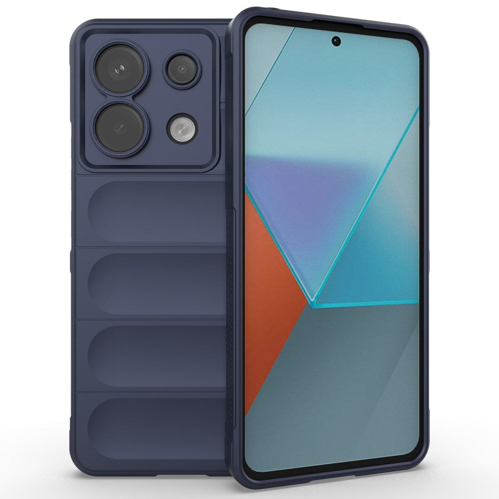 EIDERWOOD Xiaomi Redmi Note 13 Pro (5G) Fleksibelt Plastik Bagside Cover - Blå