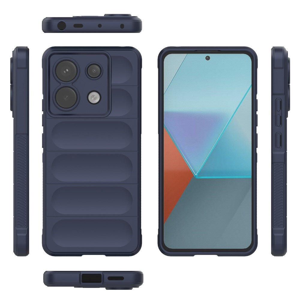 EIDERWOOD Xiaomi Redmi Note 13 Pro (5G) Fleksibelt Plastik Bagside Cover - Blå